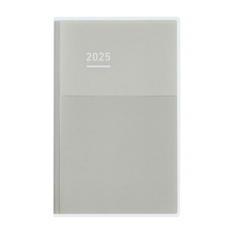 Kokuyo Jibun Techo Days Agenda 2025 A5 Slim Grigia Stilo Stile