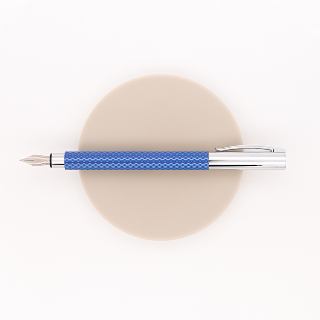 Faber Castell Ambition OpArt Penna Stilografica Blue Lagoon