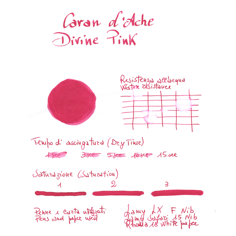 Caran d'Ache Divine Pink Ink Bottle 50 ml