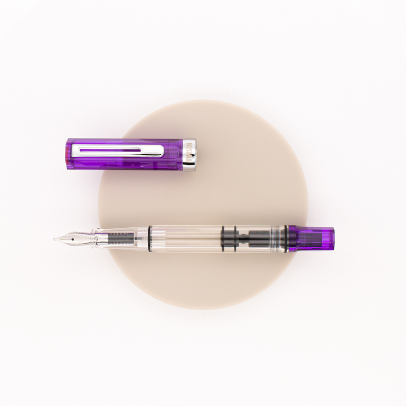 Twsbi Eco Fountain Pen Transparent Purple Special Edition