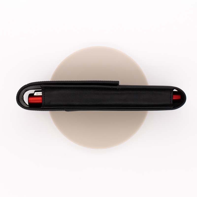 Lamy A301 Portapenne in Pelle 1 Posto Nero Goffrato