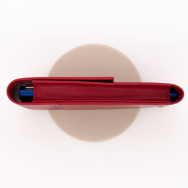 Lamy A316 Portapenne in Pelle 3 Posti Rosso Goffrato