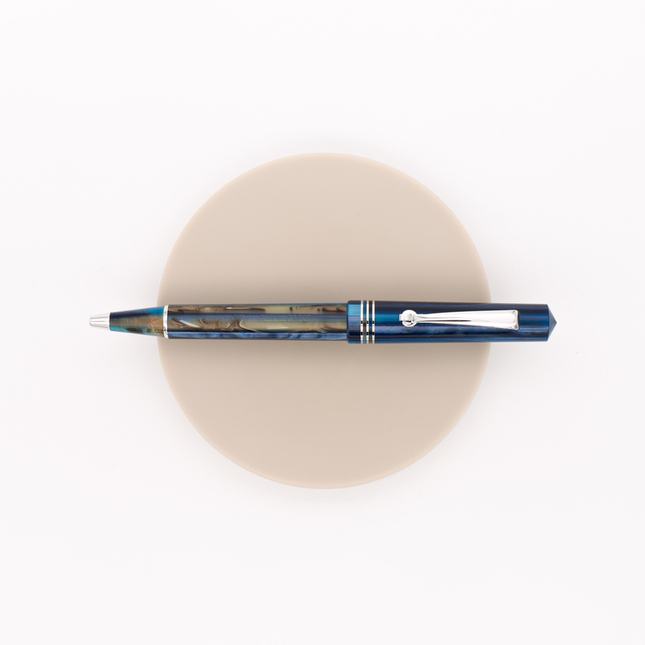 Leonardo Officina Italiana Momento Zero Ballpoint Pen Hawaii & Rhodium