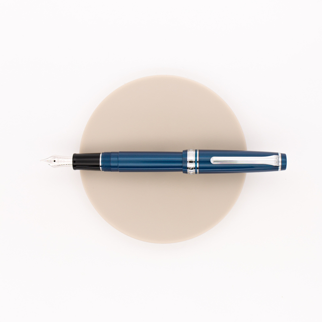 Sailor Professional Gear Slim Penna Stilografica Metallic Blue