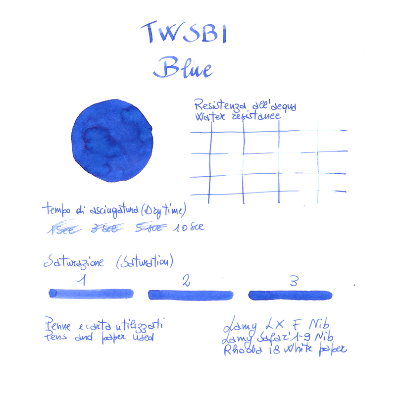 Twsbi Blue Ink Bottle 70 ml