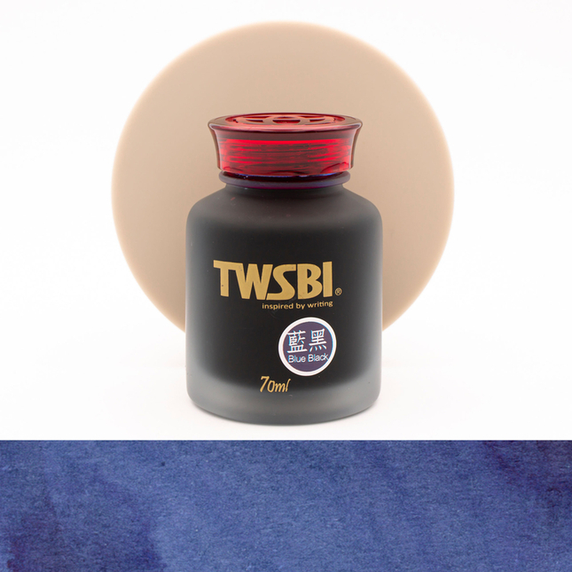 Twsbi Blue Black Iron Gall Ink Bottle 70 ml