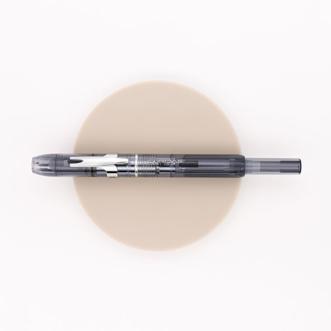 Platinum Curidas Retractable Fountain Pen Graphite Smoke