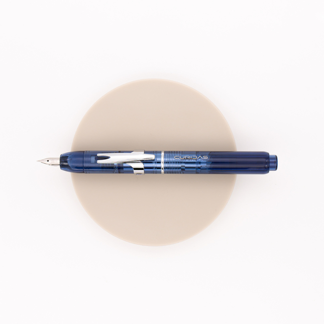 Platinum Curidas Retractable Fountain Pen Abyss Blue