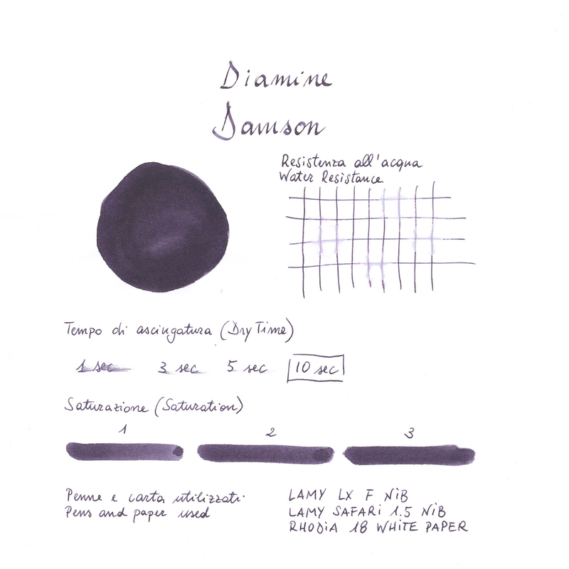 Diamine Damson Ink Bottle 30 ml