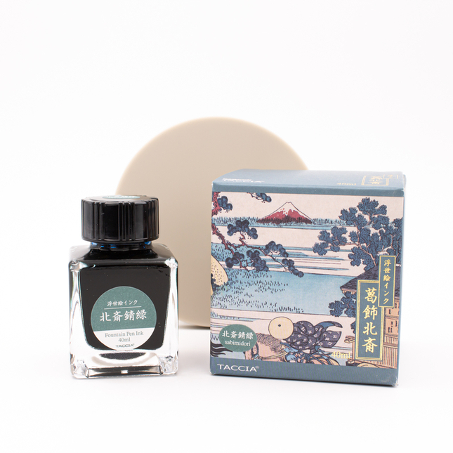 Taccia Ukiyo-e Hokusai Sabimidori Ink Bottle 40 ml