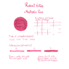 Robert Oster Australis Rose Inchiostro 50 ml Edizione Speciale