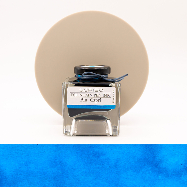 Scribo Blu Capri Ink Bottle 90 ml