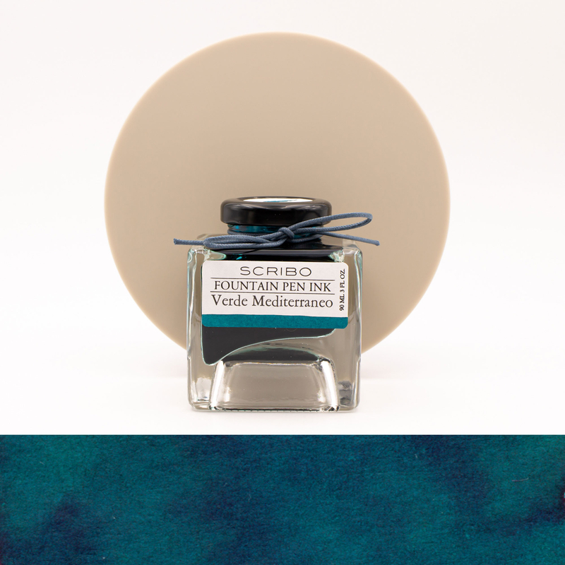 Scribo Verde Mediterraneo Ink Bottle 90 ml