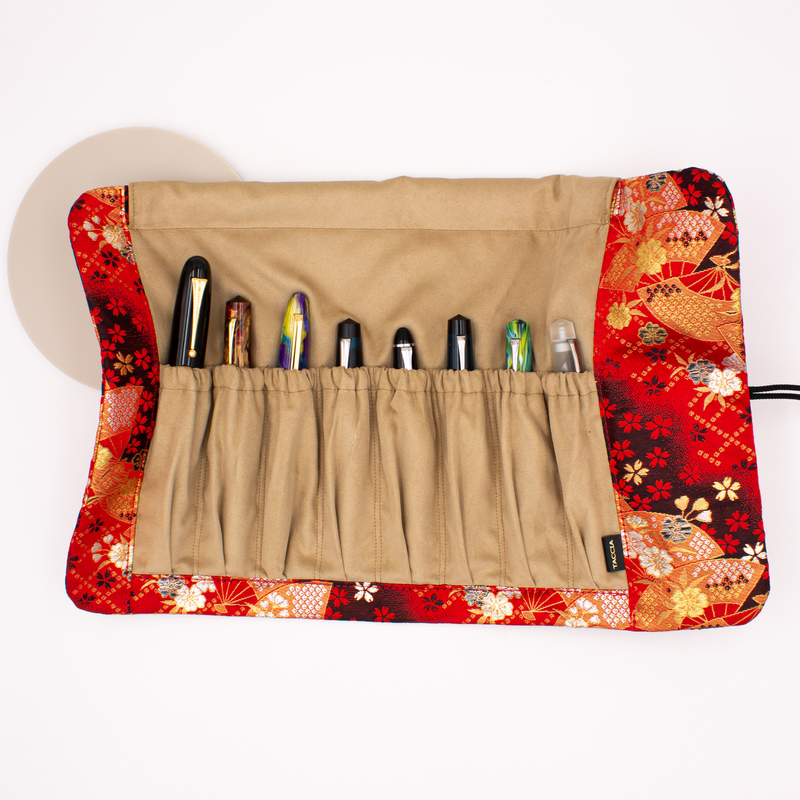 Taccia Kimono Pen Roll Nishijin for 8 Pens Sakura Festival