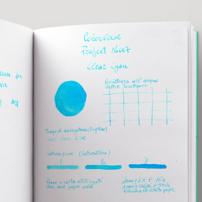 Colorverse Project Ink No. 007 Clear Cyan Inchiostro 65 ml