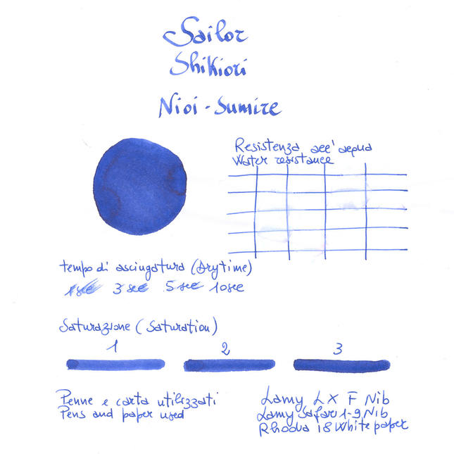 Sailor Shikiori Nioi-Sumire 3 Ink Cartridges