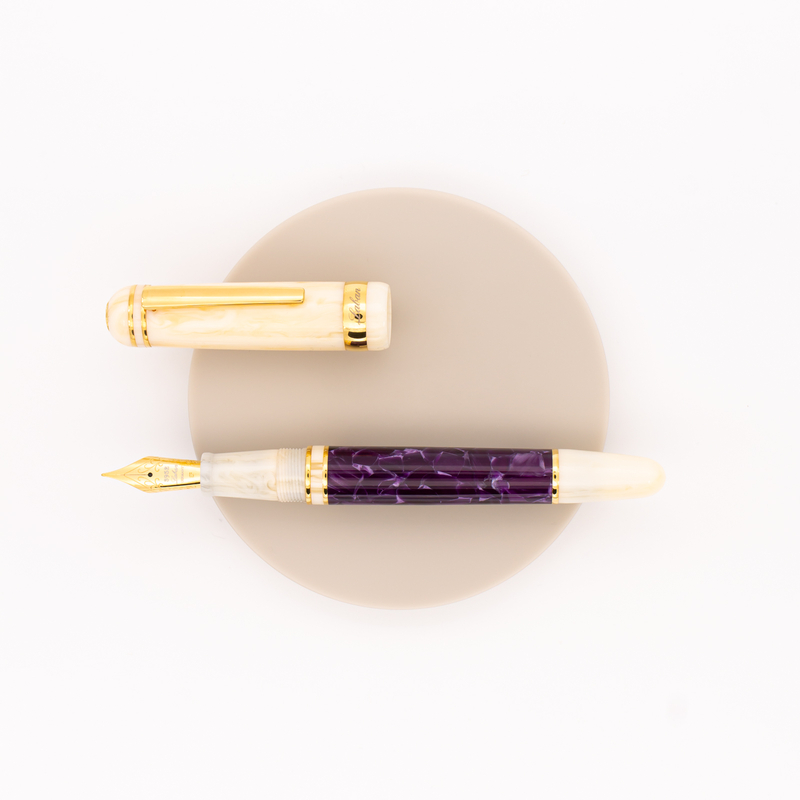 美品 台湾 万年筆 laban pen wisteria ウィステリア ラバン - 文房具