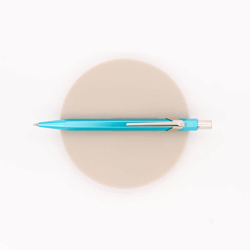 Caran d'Ache 844 Mechanical Pencil 0.7 mm Metal-X Turquoise