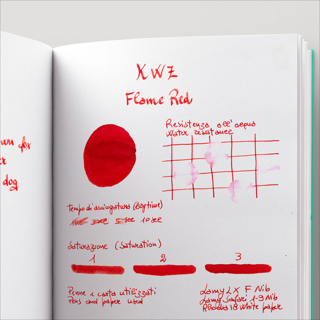 KWZ Flame Red Ink Bottle 60 ml