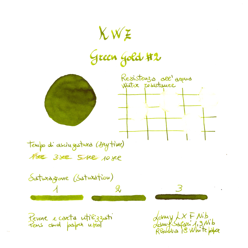 KWZ Green Gold No. 2 Inchiostro 60 ml