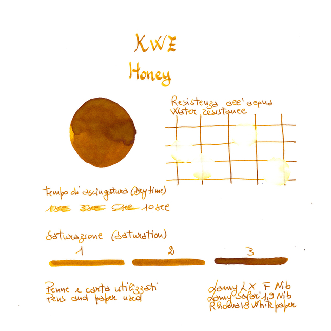 KWZ Honey Ink Bottle 60 ml