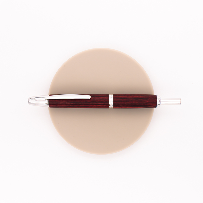 Pilot Capless Wood Fountain Pen Red Birch