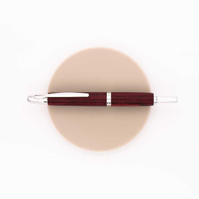 Pilot Capless Wood Fountain Pen Red Birch