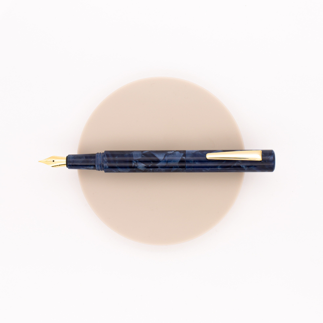 Hightide Attaché Marbled Penna Stilografica Navy