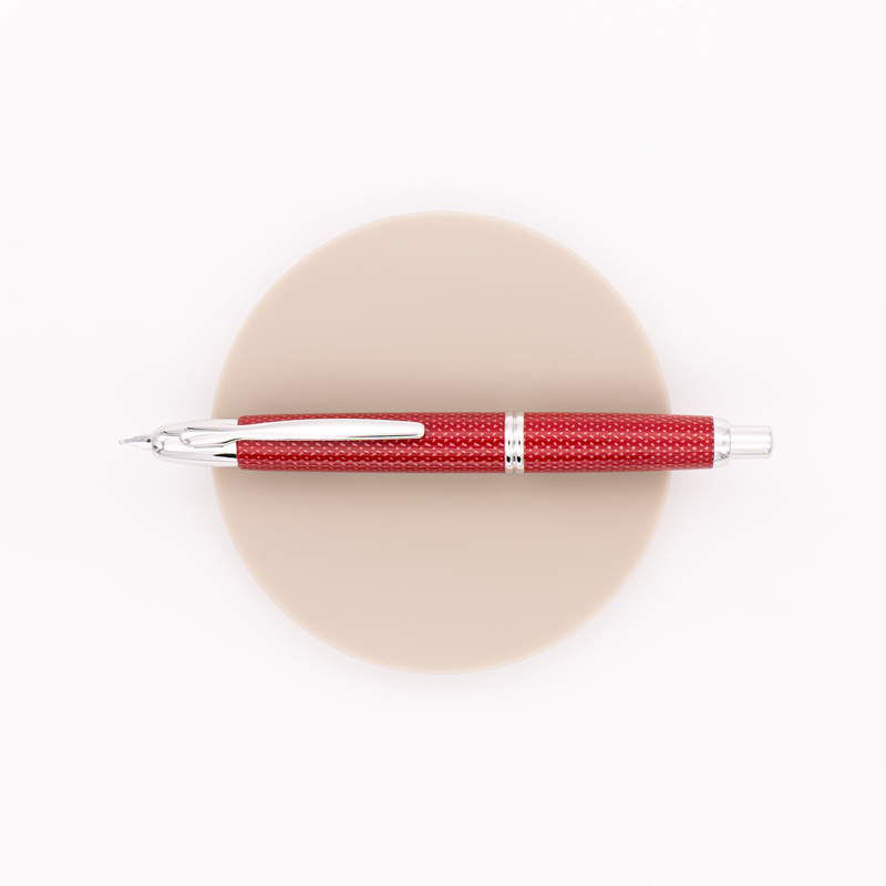 Pilot Capless Fountain Pen Red Carbonesque