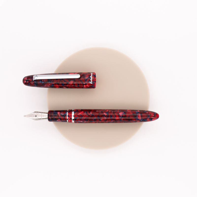 Esterbrook Estie Fountain Pen Scarlet & Rhodium