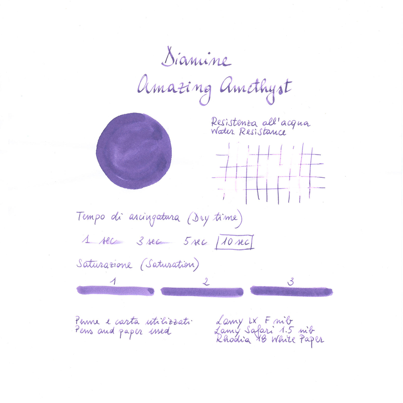 Diamine Amazing Amethyst Ink Bottle 80 ml