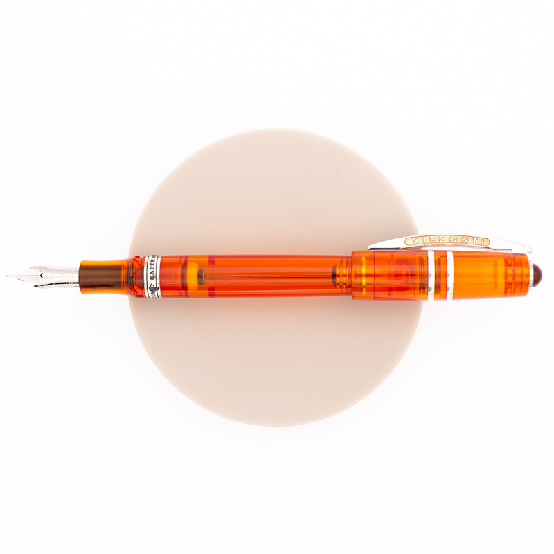 Visconti Homo Sapiens Demo Stones Fountain Pen Mandarin Garnet