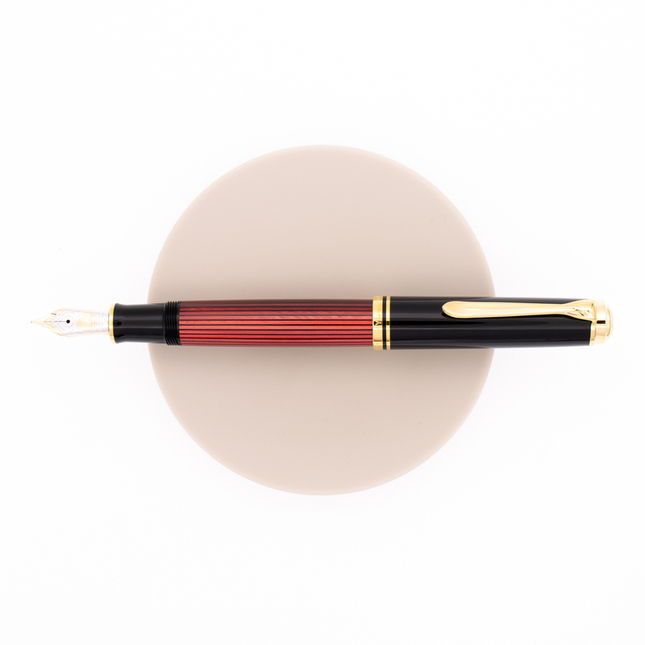 Pelikan Souveran M800 Penna Stilografica Black-Red