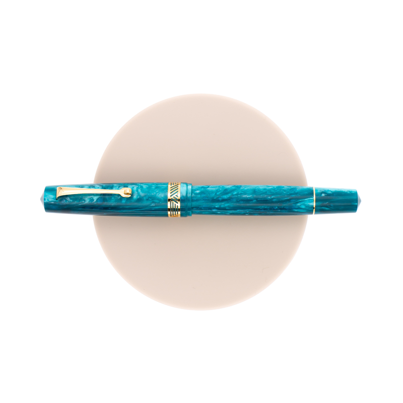 Leonardo Momento Magico 2022 Fountain Pen Emerald Green & Gold