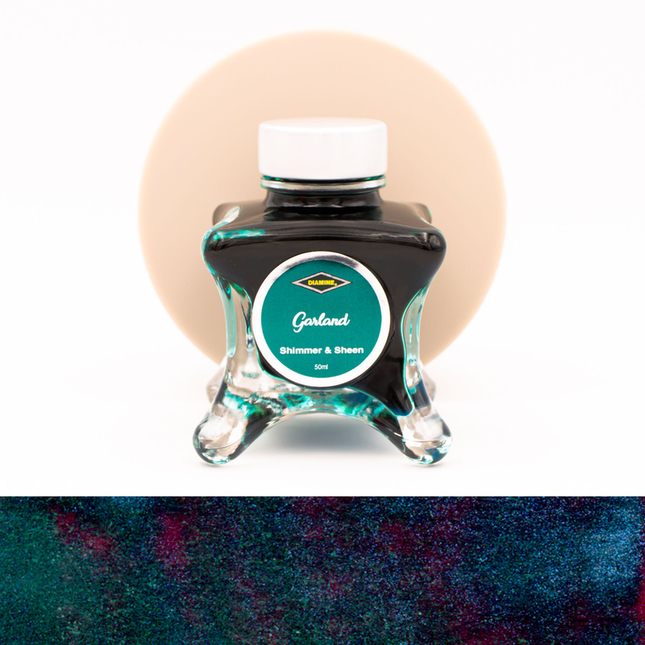 Diamine Inkvent Garland Inchiostro 50 ml Red Edition Shimmer & Sheen