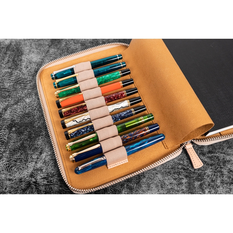 REVIEW: GALEN LEATHER ZIPPERED 3 & 10 PEN CASES