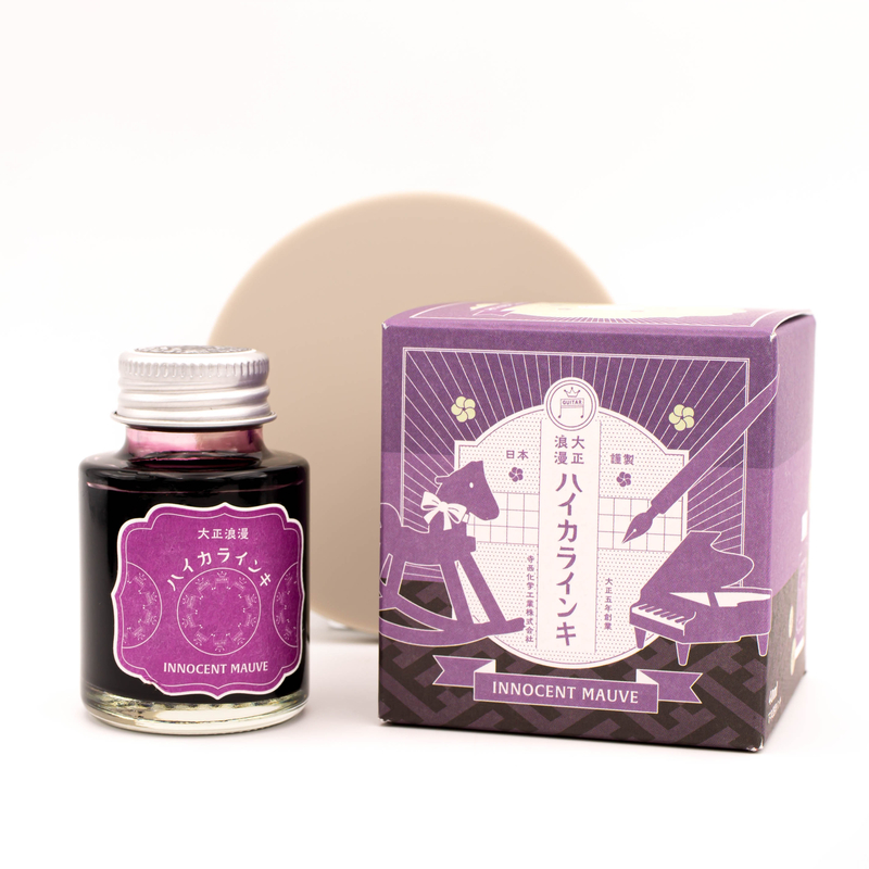 Guitar Taisho Roman Innocent Mauve Ink Bottle 40 ml