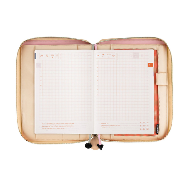 Hobonichi Techo Cousin A5 PYT: Tokyo in bloom/rabbits Set Cover + Agenda 2023