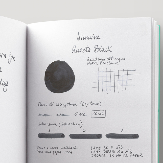 Diamine Quartz Black Inchiostro 80 ml