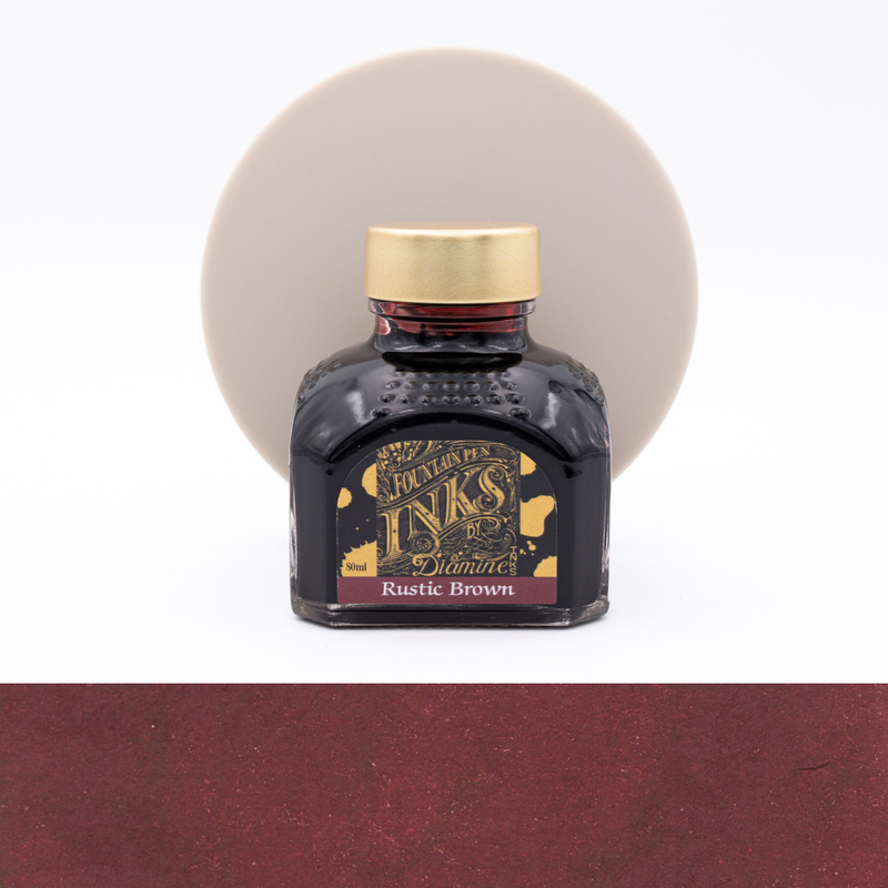 Diamine Rustic Brown Ink Bottle 80 ml