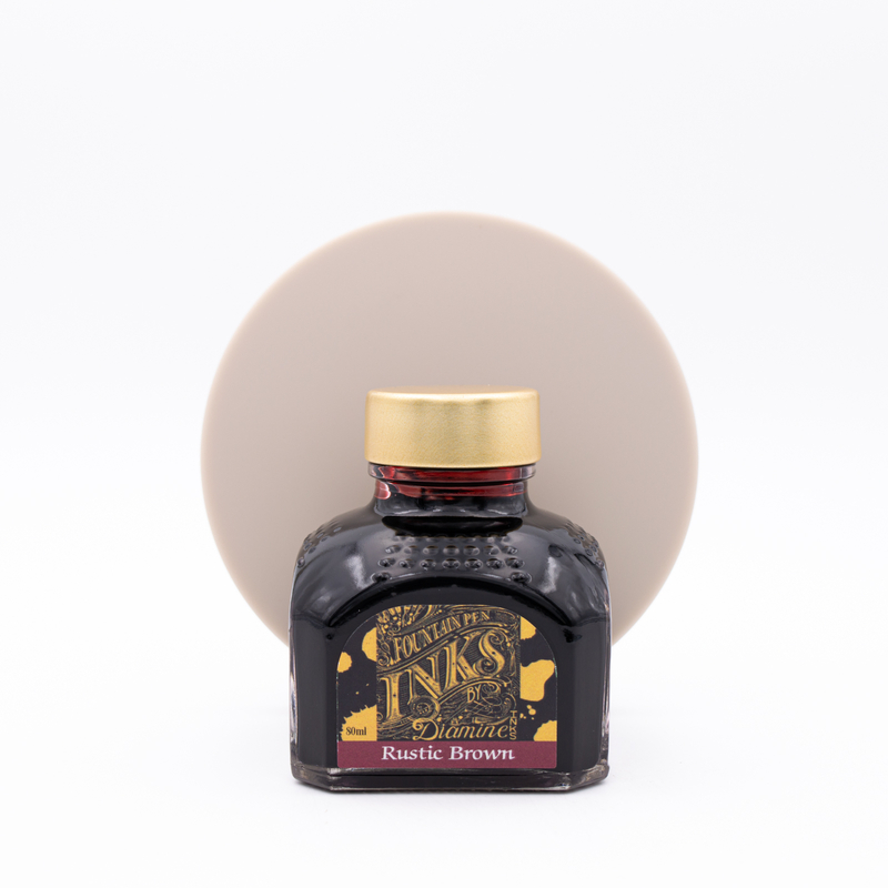 Diamine Rustic Brown Ink Bottle 80 ml