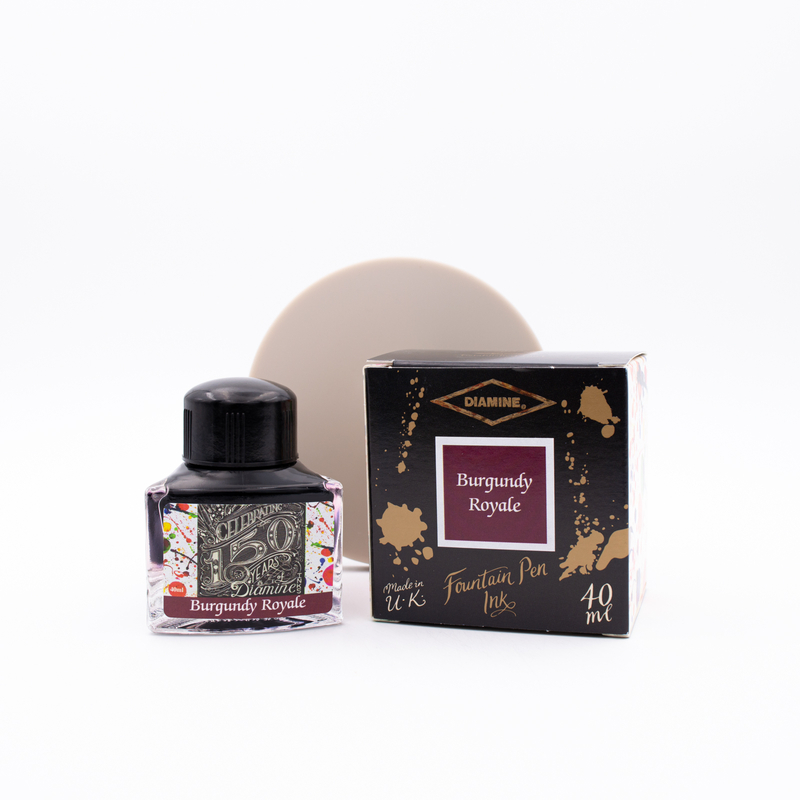 Diamine 150th Anniversary Burgundy Royale Ink Bottle 40 ml