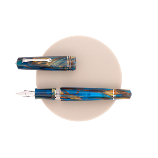 Leonardo Momento Zero Grande 2.0 Fountain Pen Anemone 14 KT