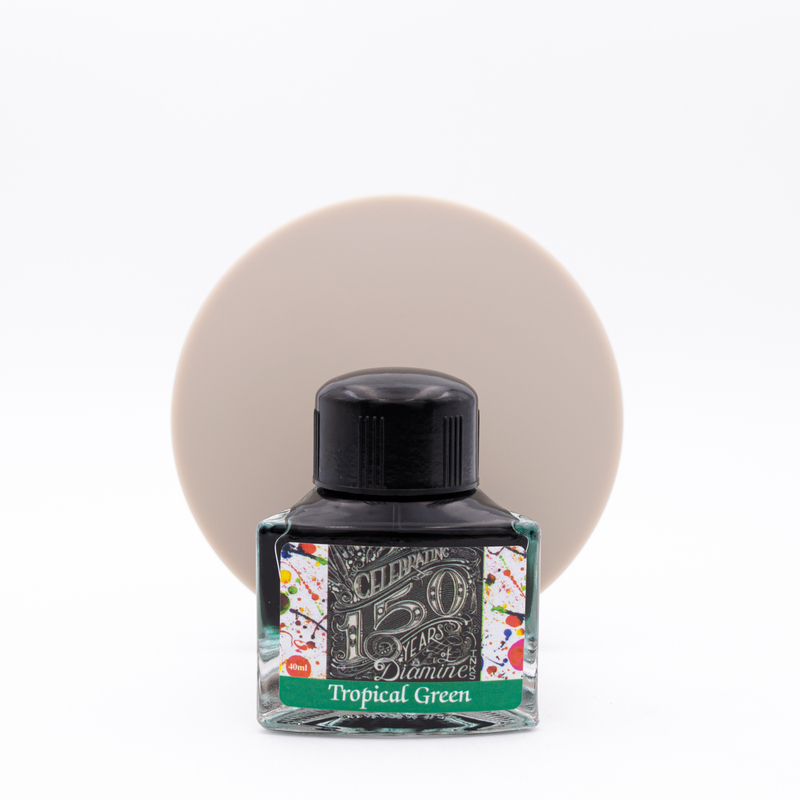 Diamine 150th Anniversary Tropical Green Ink Bottle 40 ml