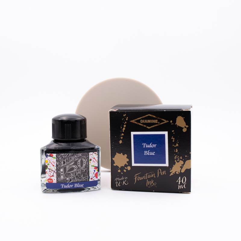 Diamine 150th Anniversary Tudor Blue Ink Bottle 40 ml