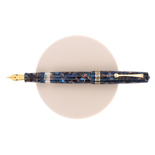 Leonardo Momento Magico Fountain Pen Pietra Salata & Gold