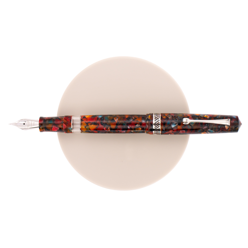 Leonardo Momento Magico Fountain Pen Millefiori & Rhodium