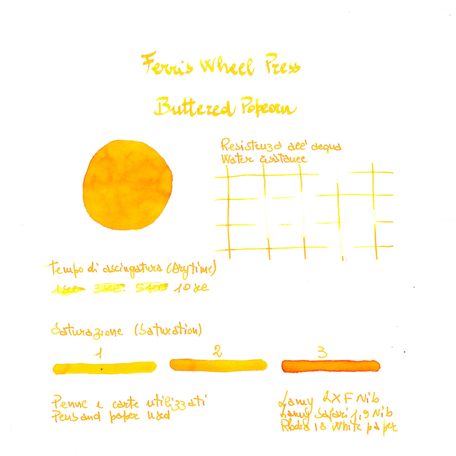 Ferris Wheel Press Buttered Popcorn Inchiostro 38 ml