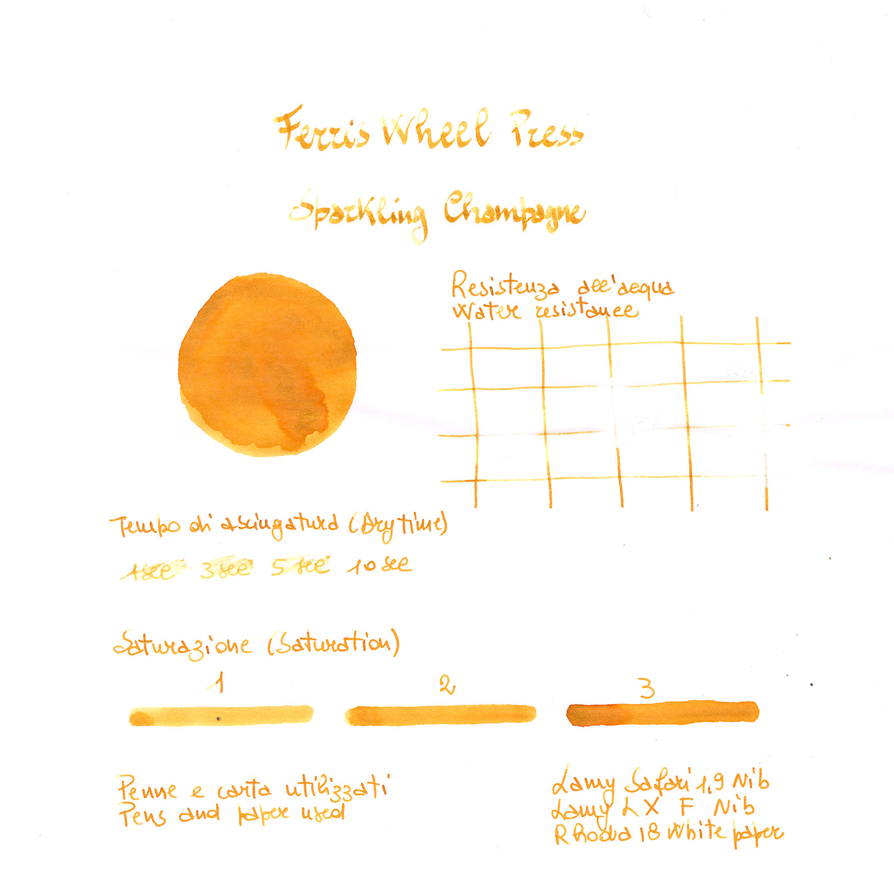 Ferris Wheel Press Sparkling Champagne Shimmer Ink