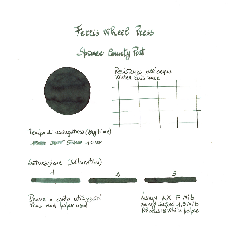 Ferris Wheel Press Ink - Spruce County Post(38ml) - niconeco zakkaya